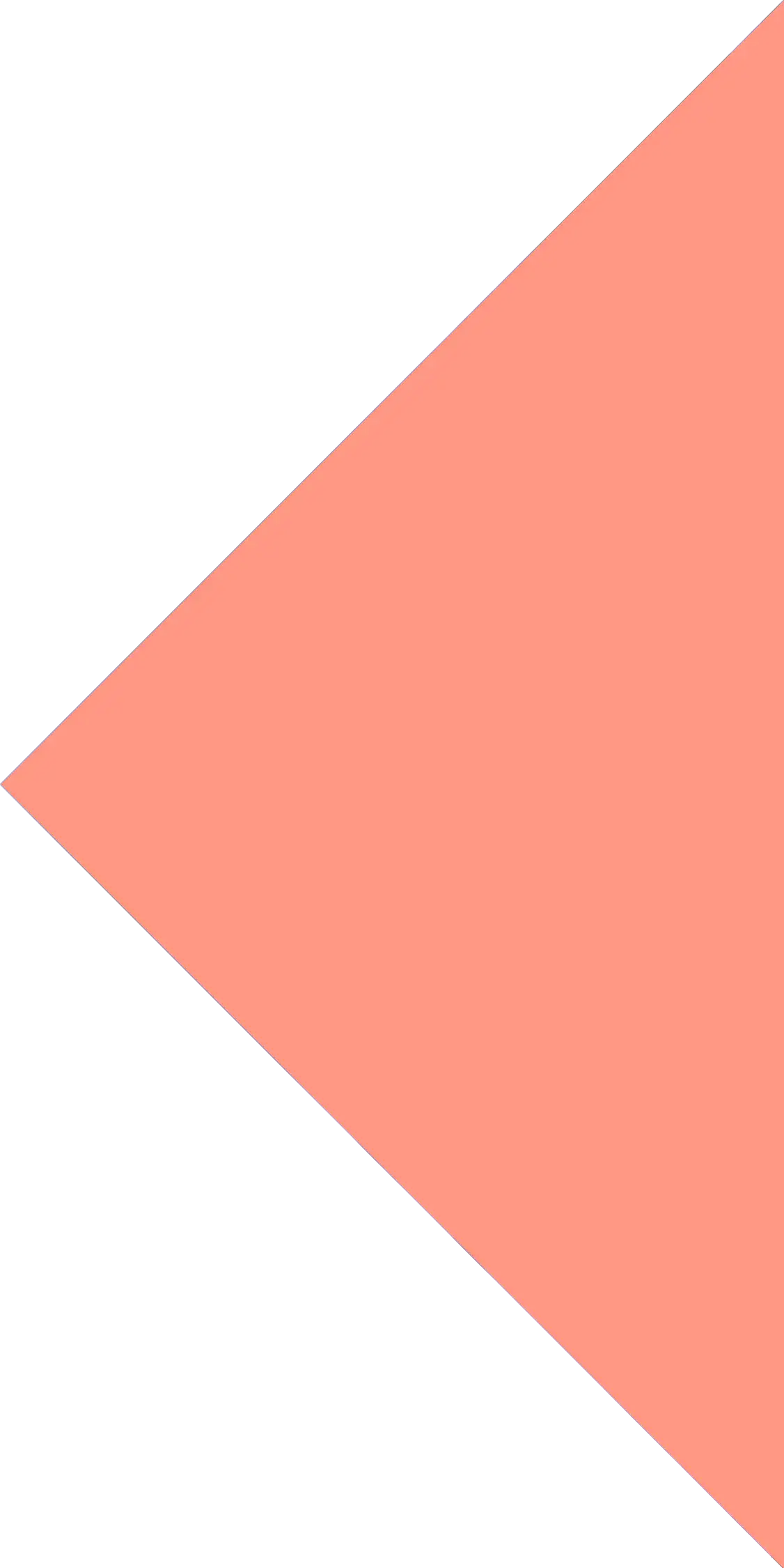 elemento triangular laranja